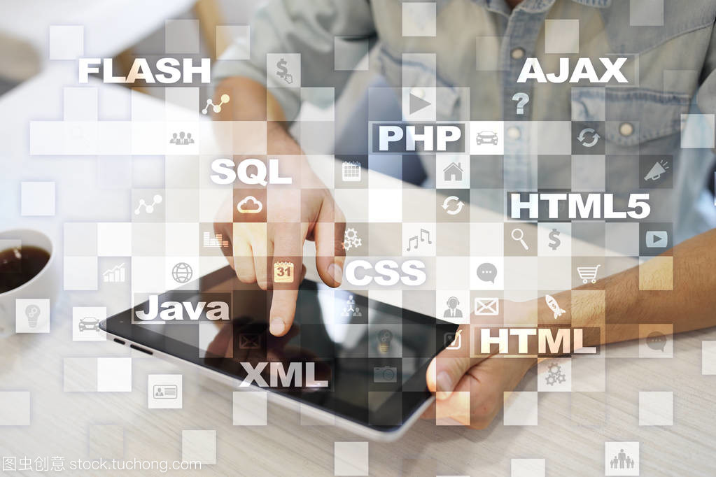 Web 開發(fā)。編程。互聯(lián)網(wǎng)和技術(shù)概念